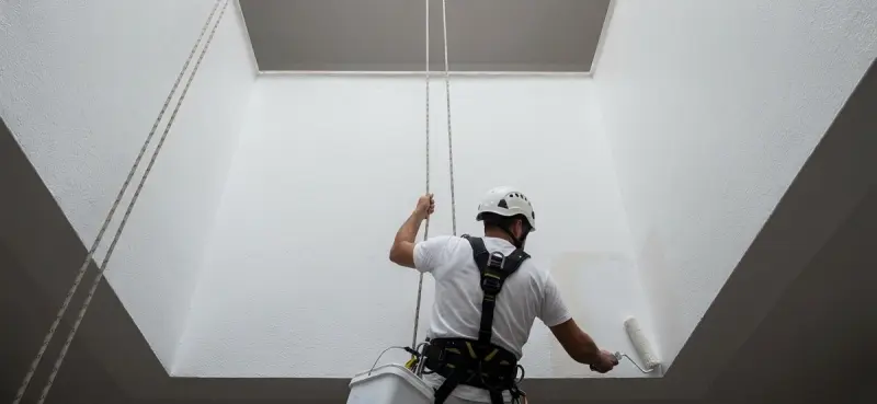 Reparación y pintado de patio interior de comunidad en Sevilla